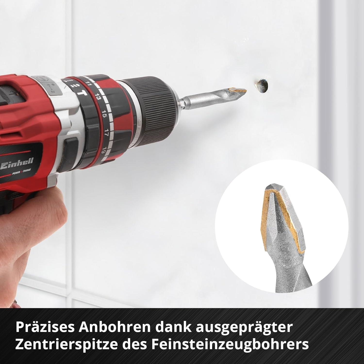 Einhell Seramik ve Beton Delme Ucu 10 Parça S-Case Kutu  - 49051410
