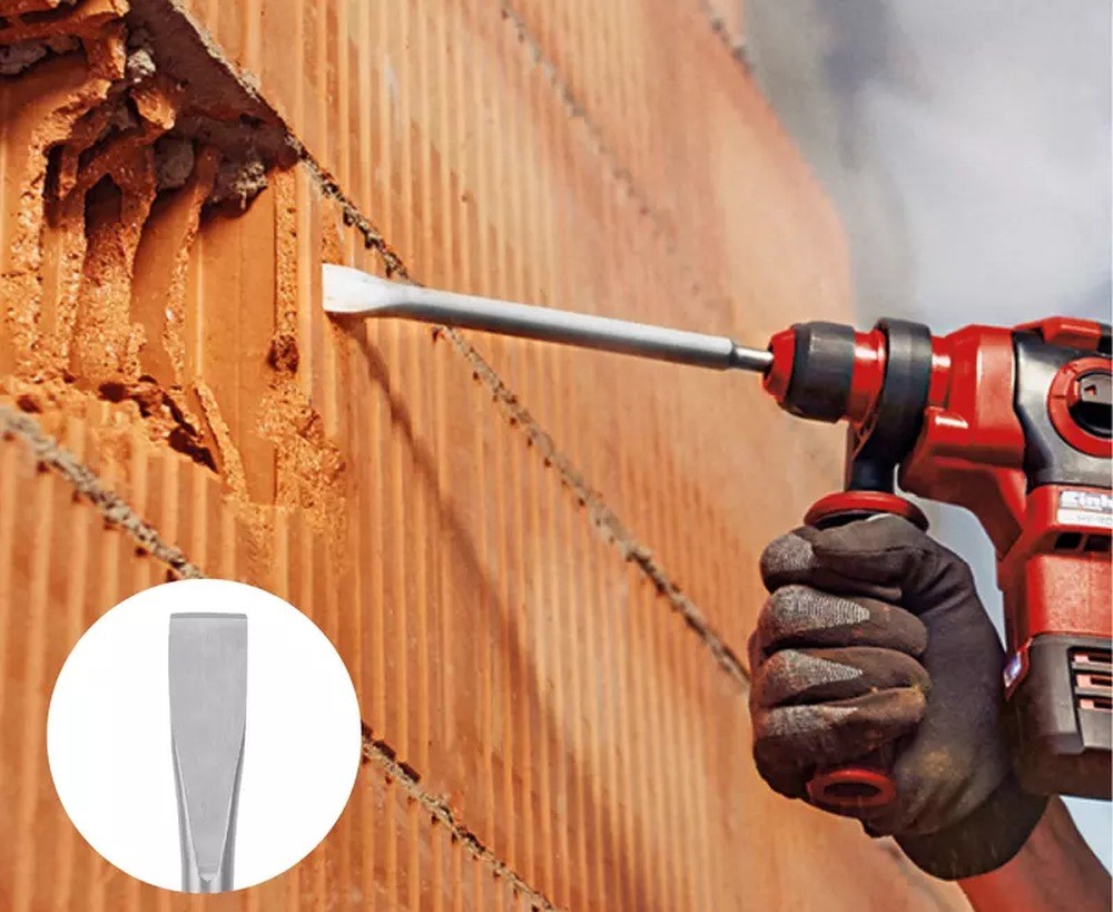 Einhell SDS Plus Yassı Keski 20 mm – Kendiliğinden Bilenir (250 mm, kırım ve kazı işleri için) - 49247206
