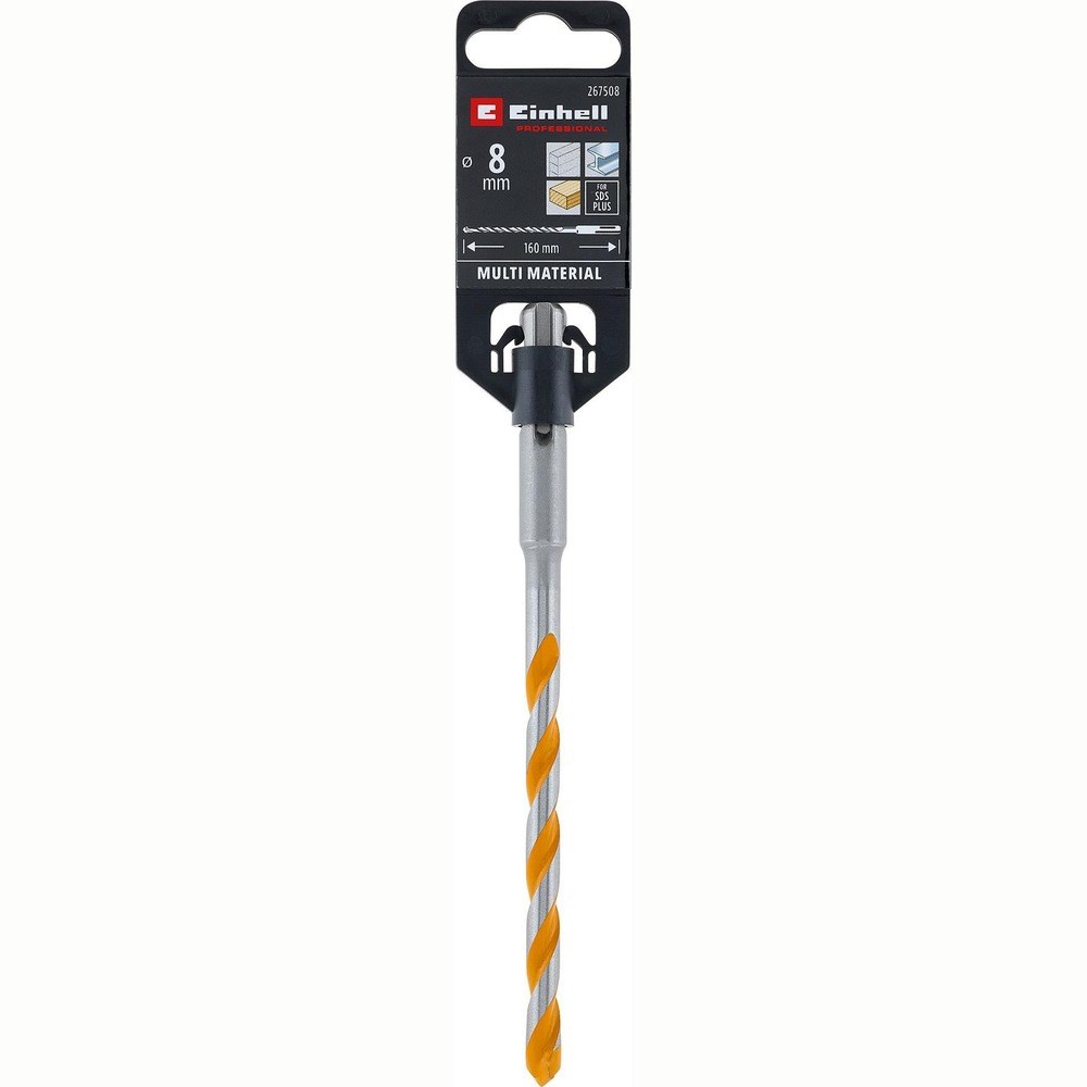 Einhell SDS Plus Çok Amaçlı Matkap Ucu 5 mm (40Cr çelik, karbür çift kesici, 130° elmas uç, darbesiz kullanım) - 49267505
