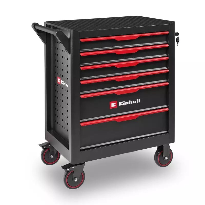 Einhell  Atölye Arabası (6 Çekmeceli, Kilitleme Sistemi, Bilyalı Raylar, 135 kg Taşıma Kapasitesi) - 49375402