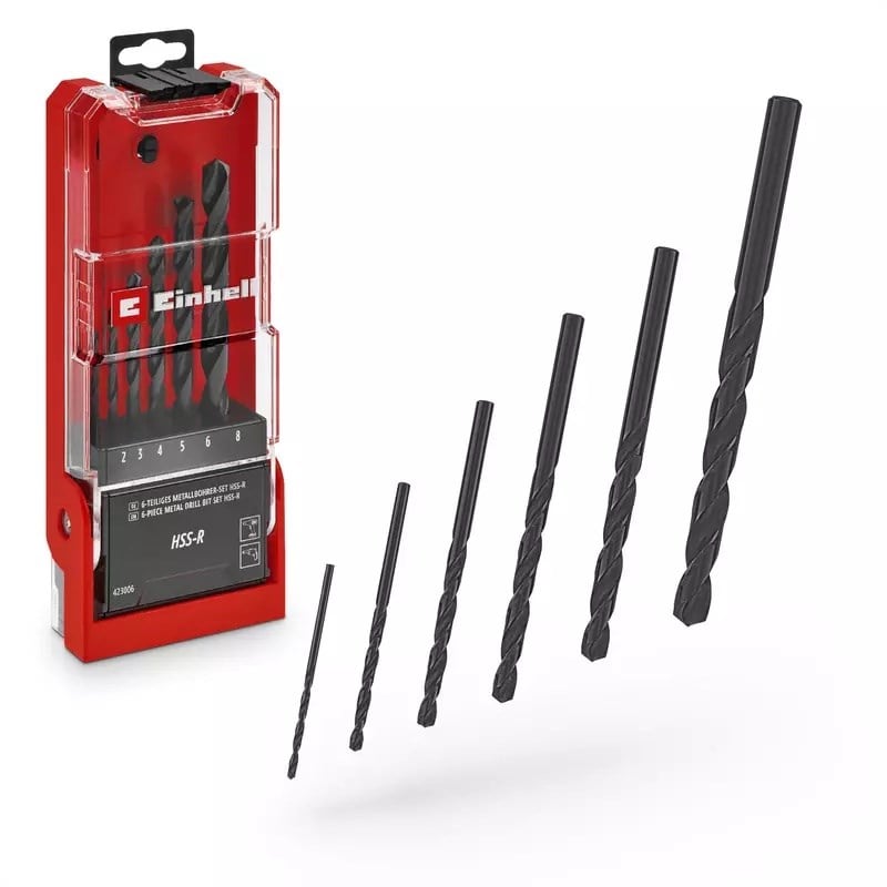 Einhell 6 Parça HSS-R Metal Matkap Ucu Seti - 49423006