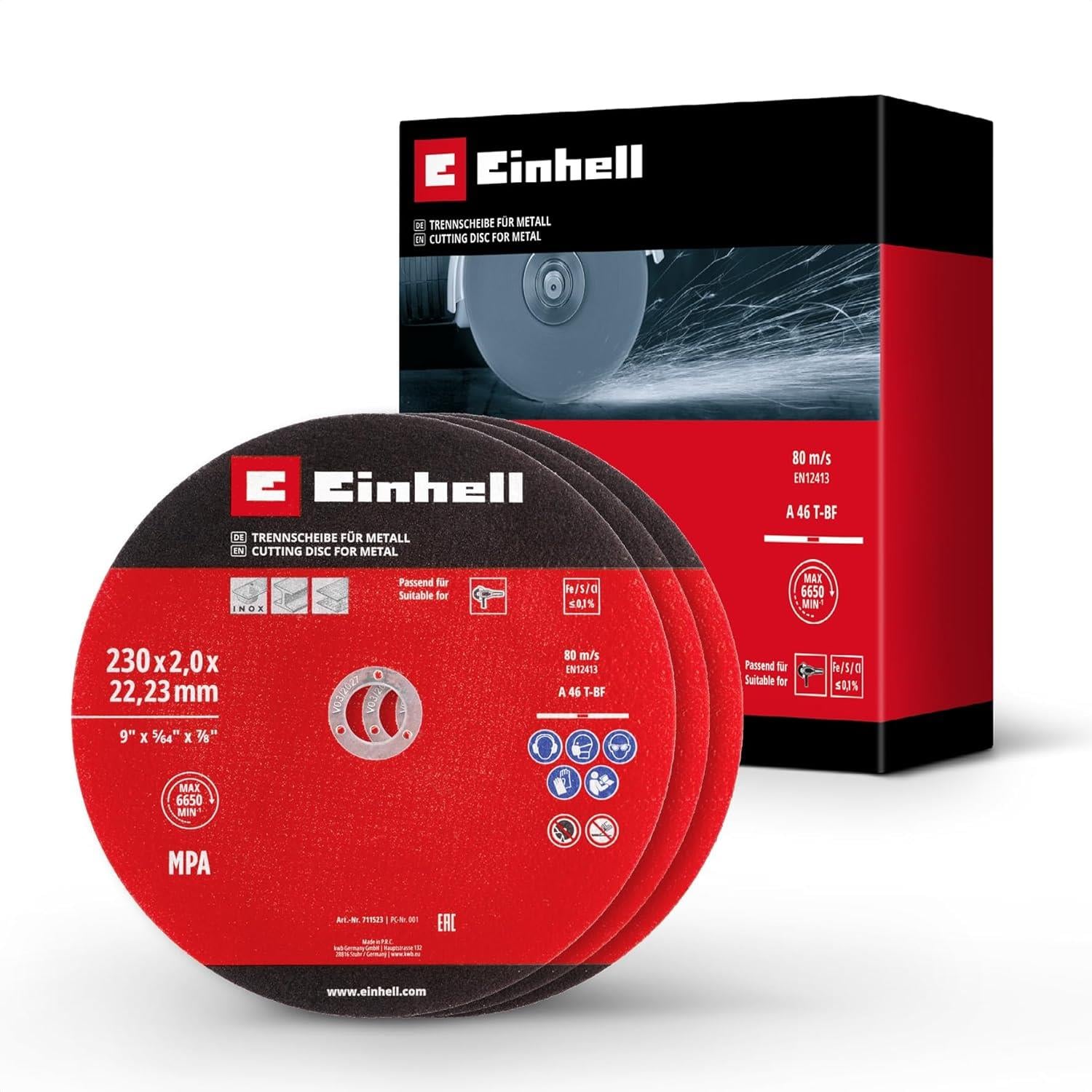 Einhell İnox kesici disk 230x2,0mm 3 Li. - 49711523