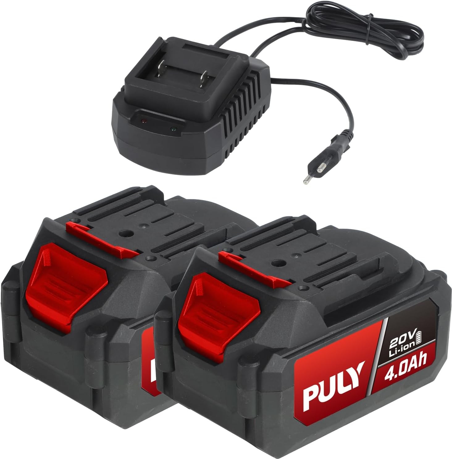 PULY BLMD-298 Kömürsüz 20V Akülü Avuç Taşlama Set 125 Mm (2X4.0 Ah)