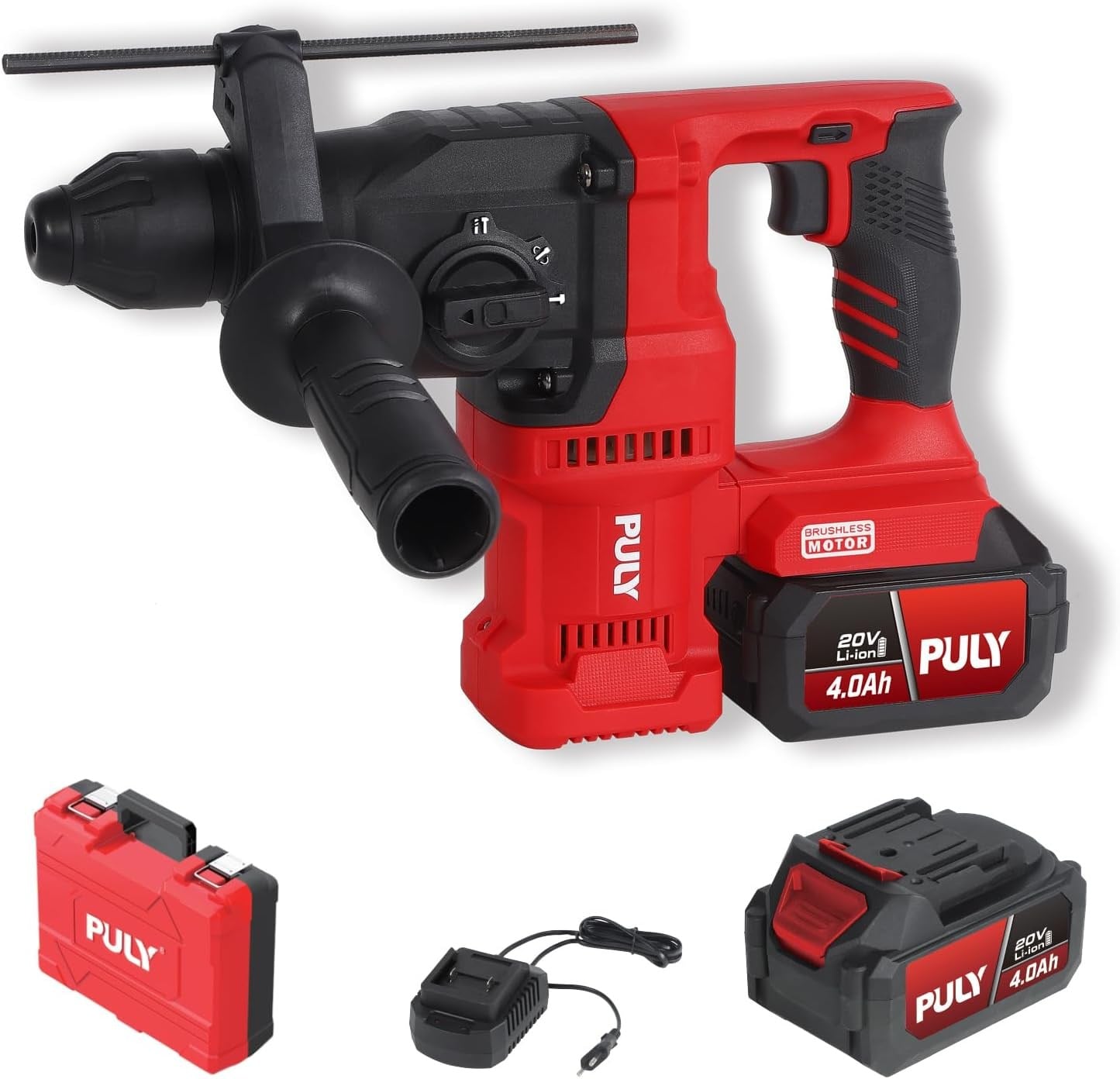PULY BLMD-323 Kömürsüz 20V Akülü Kırıcı Delici Set 2.8J (2X4.0 Ah)