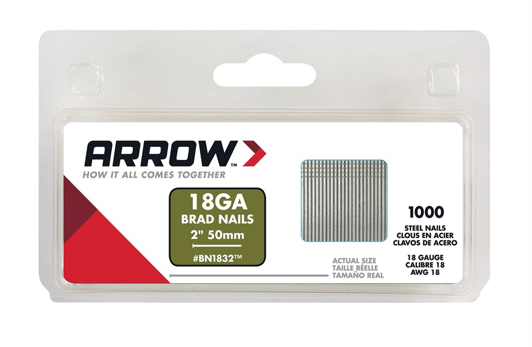Arrow BN1832 50mm 1000 Adet Profesyonel Kesik Başlı Çivi
