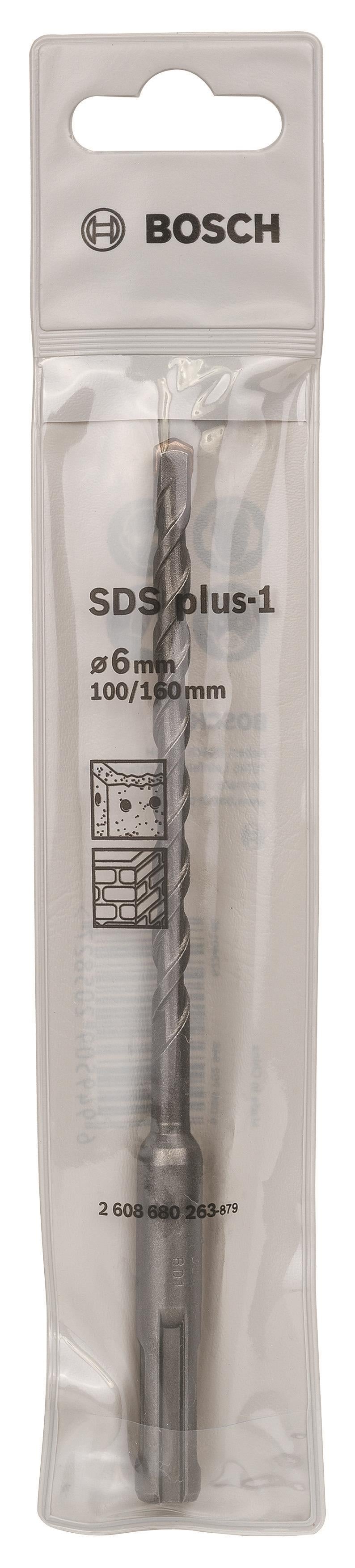 Bosch Plus-1 Serisi SDS-Plus Kırıcı Delici Matkap Ucu 6x160 mm