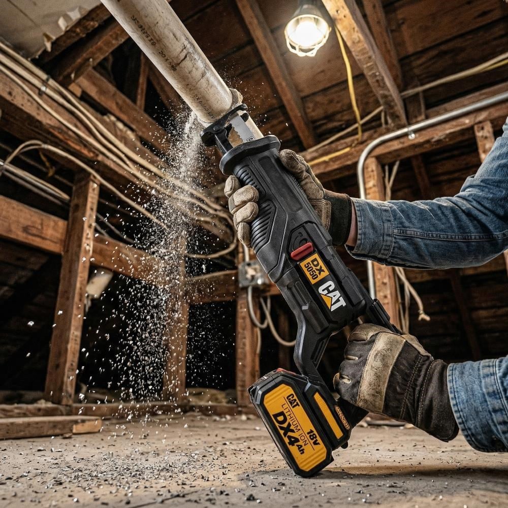 CAT DX5050B 18Volt Kömürsüz Profesyonel Tilki Kuyruğu Testere (Akü Dahil Değildir)