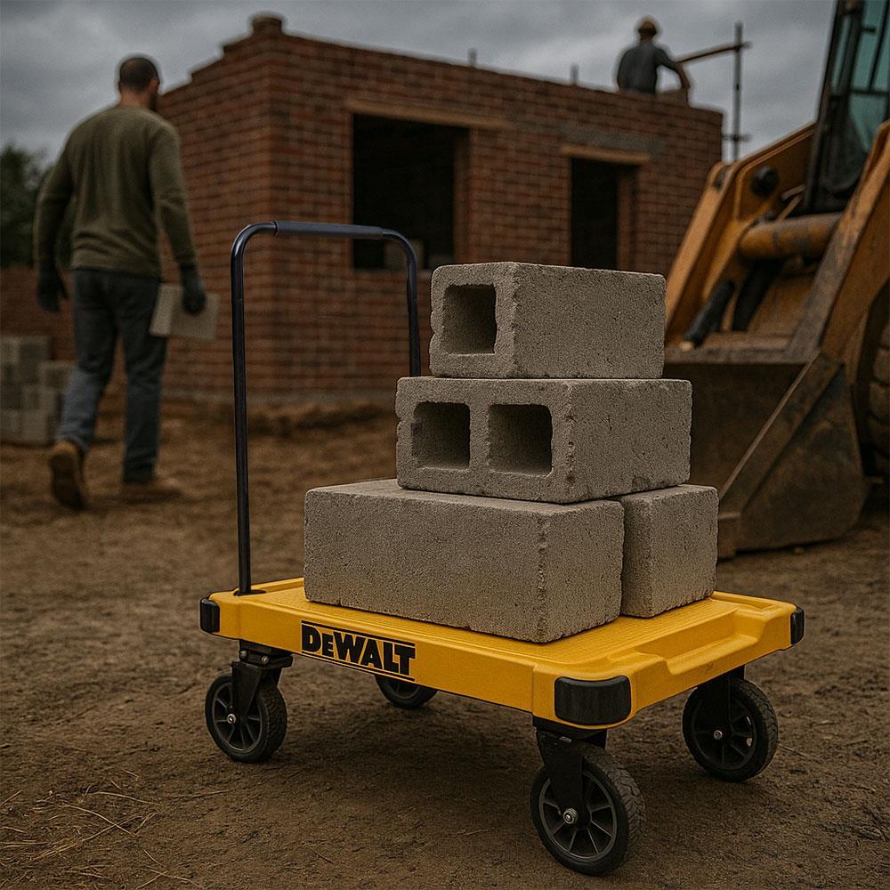 DEWALT DWT710 200Kg Profesyonel Katlanabilir Dört Tekerlekli Yük ve Paket Taşıma Arabası