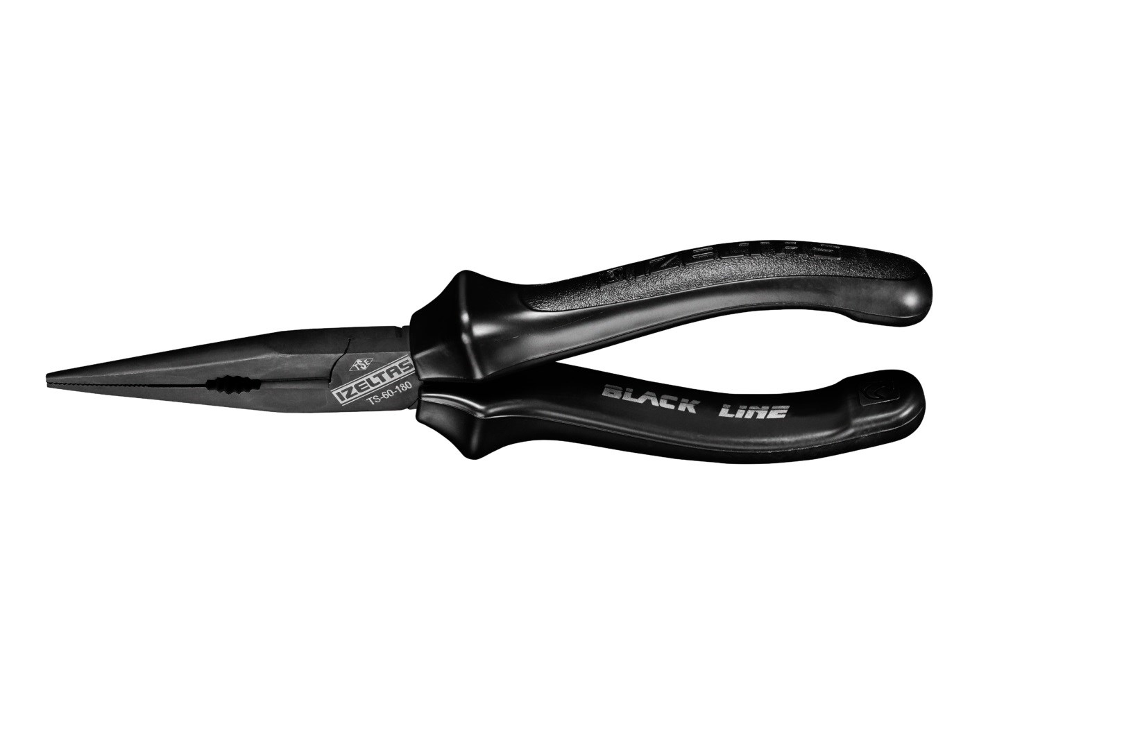 İzeltaş 13000005117 Kargaburun Düz Uçlu Black Line 180 mm