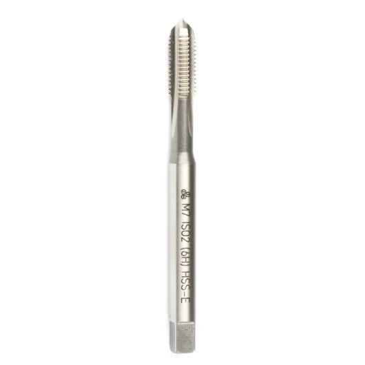 Makina Takım HSS-E DIN 371/C Metrik Normal Vidalı Düz Kanallı Makina Kılavuzu M3