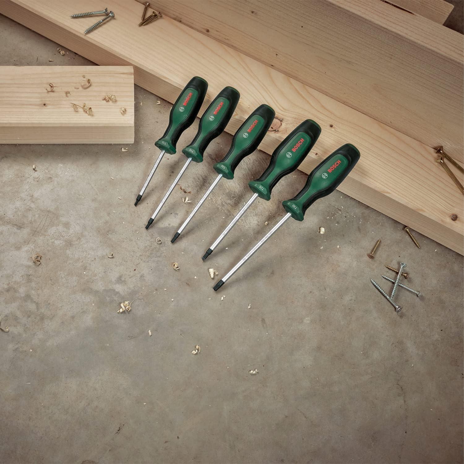 Bosch 1.600.A02.BX6 Torx Tornavida Seti 5 Parça