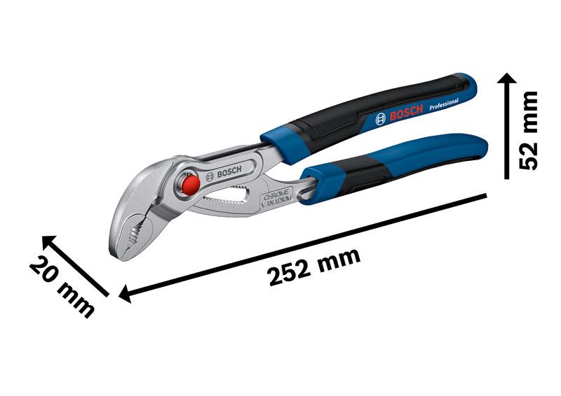 Bosch 1.600.A02.W3N Boru Anahtarı 250 mm
