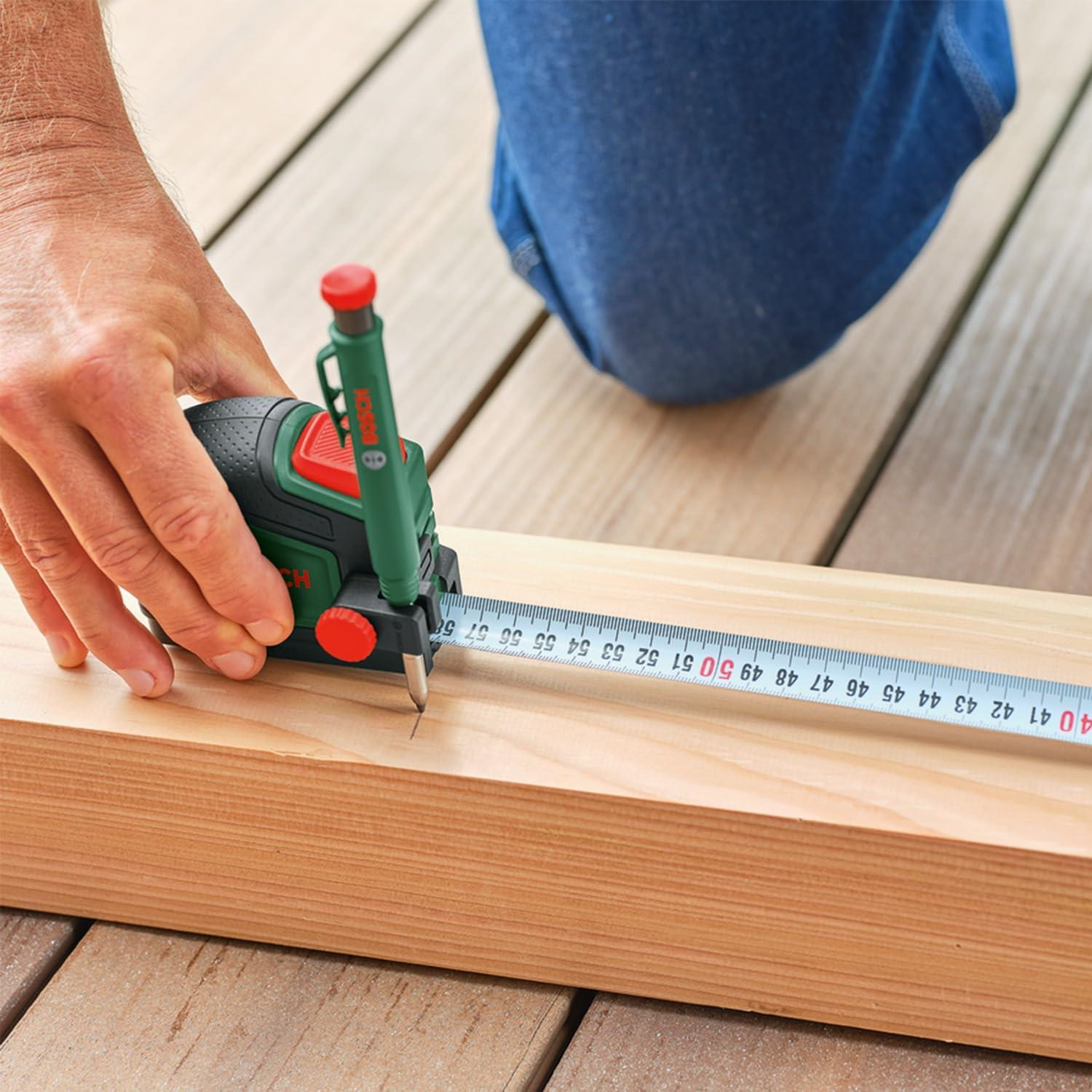 Bosch 1.600.A03.3BL Şerit Metre 5m Metrik + İşaretleme Kalemi