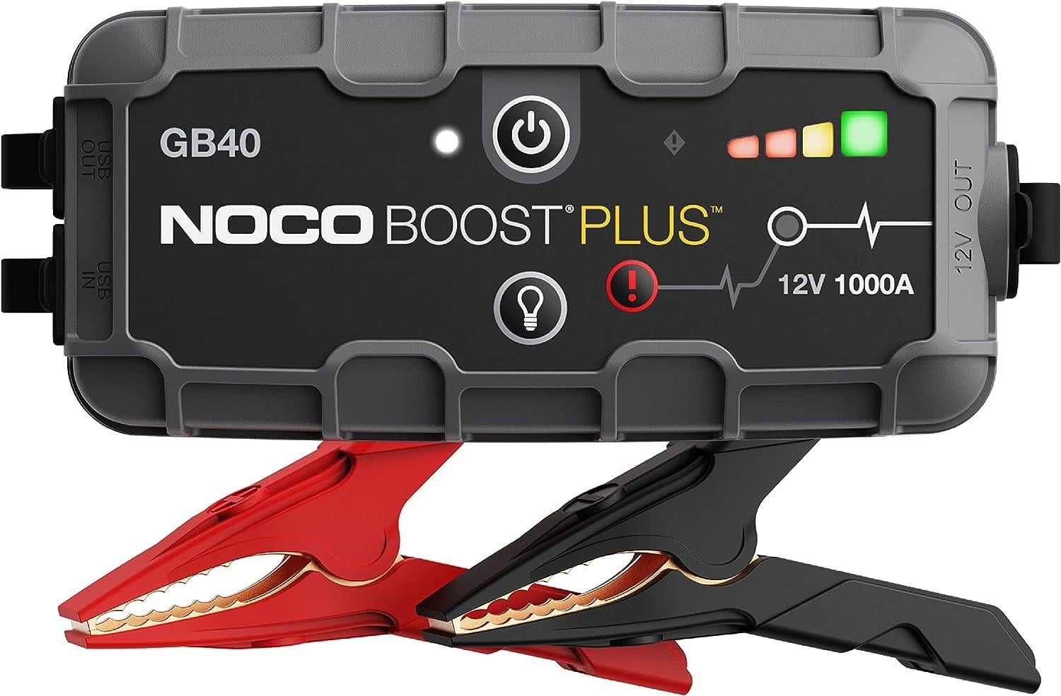 NOCO Genius GB40 12V 1000Amp Ultrasafe Lityum Akü Takviye + Powerbank + Led Lamba