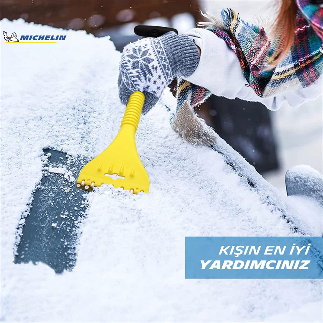 Michelin MC6986 3ü Bir Arada Buz kazıyıcı, Kar Küreği, Silecek Temizleyici