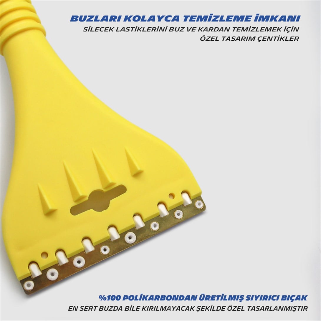 Michelin MC6986 3ü Bir Arada Buz kazıyıcı, Kar Küreği, Silecek Temizleyici