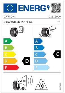 Dayton DW510 Evo 215/60R16 99H XL Kış Lastiği (2025)