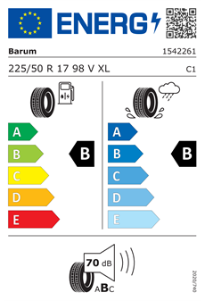Barum 225/50R17 98V Bravuris 6 XL Yaz Lastiği (2026)