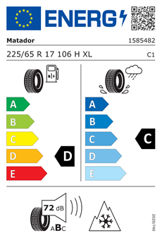 Matador 225/65R17 106H MP93 Nordicca FR XL Kış Lastiği (2025)