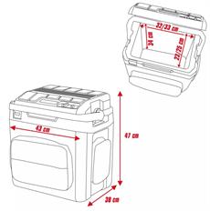 Einhell TE-COL 18/27 Li - Solo, Akülü Oto Buzluk (Akü ve Şarj Cihazı Dahil Değildir) - 2048420