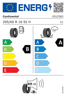 Continental 205/60R16 92H UltraContact FR Yaz Lastiği (2024)