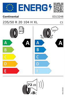 Continental 235/50R20 104H EcoContact 6 XL Q Yaz Lastiği (2024)
