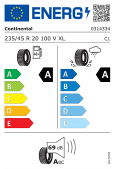Continental 235/45R20 100V UltraContact XL NXT CRM Yaz Lastiği (2025)