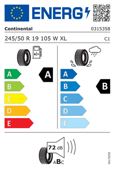 Continental 245/50R19 105W EcoContact 6 XL Yaz Lastiği (2025)