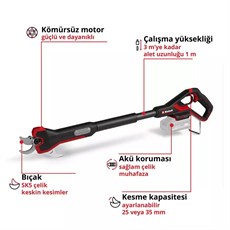 Einhell Professional GP-LS 18/35 Li BL-Solo, Akülü Budama Makası (Akü ve Şarj Cihazı Dahil Değildir) - 3408360