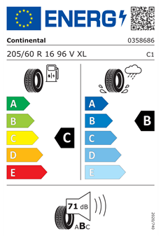 Continental 205/60R16 96V XL ContiPremiumContact 5 SSR * RFT Yaz Lastiği (2024)