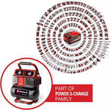 Einhell TE-AC 18/75 Li OF-Solo, Akülü Kompresör (Akü ve Şarj Cihazı Dahil Değildir) - 4020410