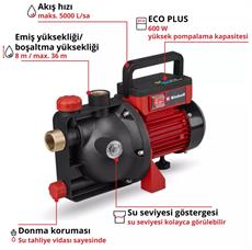 Einhell GC-GP 6050 ECO PLUS, Bahçe Pompası - 4180210