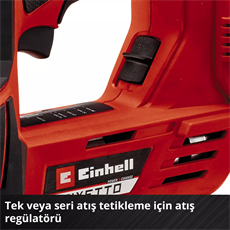 Einhell FIXETTO 18/38 S - Solo Akülü Zımba Makinesi (Akü ve Şarj Cihazı Dahil Değildir) - 4257785