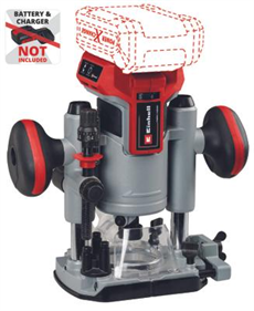 Einhell TP-RO 18 Li BL - Solo Kömürsüz Akülü Dik Freze (Akü ve Şarj Cihazı Dahil Değildir) - 4350411