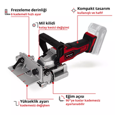 Einhell TE-BJ 18 Li-Solo Yassı Dubel Frezesi (Akü ve Şarj Cihazı Dahil Değildir) - 4350630