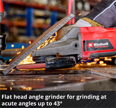 Einhell TP-AG 18/125 F Li BL - Solo, Akülü Avuç Taşlama (Akü ve Şarj Cihazı Dahil Değildir) - 4431175