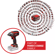 Einhell TP-CI 18/220 Li BL - Solo, Akülü Darbeli Vidalama (Akü ve Şarj Cihazı Dahil Değildir) - 4510085