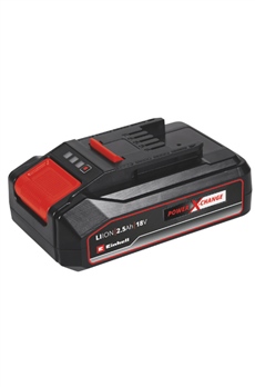 Einhell 18V 2,5 Ah Power-X-Change Starter Kit, 1 x 2,5 Ah Akü + Şarj Cihazı - 4512097