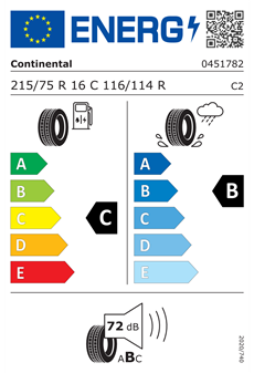 Continental 215/75R16C 116/114R VanContact 100 Yaz Lastiği (2024)