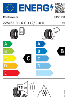 Continental 225/65R16C 112/110R VanContact Winter 8PR Kış Lastiği (2024)