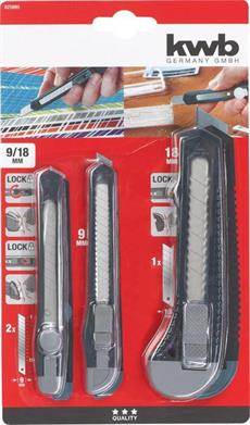 Kwb Maket Bıçağı Seti 3 Parça - 49025995