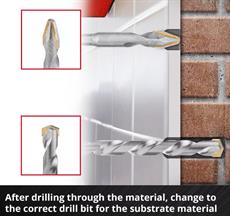 Einhell Seramik Fayans Delici Uç 4 Parça XS-Case Kutu - 49051404