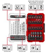 Einhell kombi uç seti Bits & Matkap uç 39 parça M-BOX kutu - 49108759