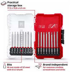 Einhell Bits Uç Seti 16 Parça M-Case Kutu - 49118973