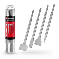 Einhell 4 Parça SDS Plus Keski Seti, 250 mm (1x Sivri Keski, 20 mm Düz Keski, 40 mm Spatula Keski, 50 mm Fayans Keskisi; Yıkım ve Tadilat İşleri İçin Dayanıklı 40Cr Çelikten Üretilmiştir) - 49247205