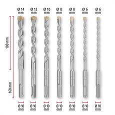 Einhell SDS PLUS Uç Seti 7 Parça 6-14/160 mm - 49265510