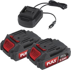 PULY BMLD-358JST Kömürsüz 20V Akülü Darbeli Vidalama Set 75Nm (2X2.0 Ah) 
