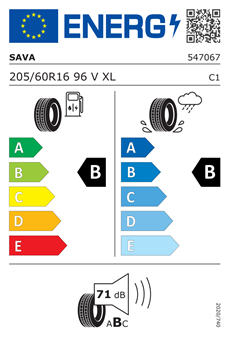 Sava 205/60R16 96V Intensa HP2 XL Yaz Lastiği (2026)
