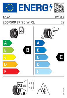 Sava 205/50R17 93W XL All Weather Dört Mevsim Lastik (2023)