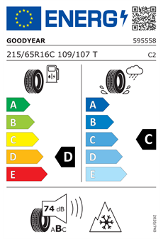 Goodyear 215/65R16C 109/107T Eagle Sport 4 Seasons Cargo Dört Mevsim Lastiği (2024)
